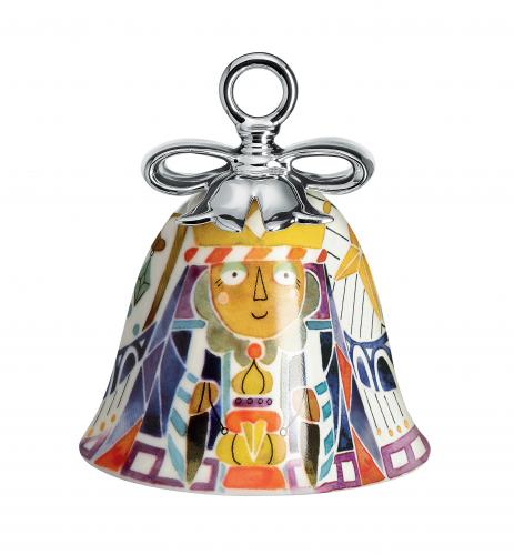 Alessi Weihnachtsschmuck Weihnachtsglocke "Balthazar" aus Porzellan